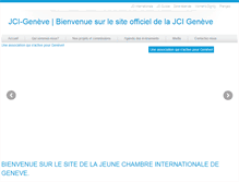 Tablet Screenshot of jci-geneve.ch